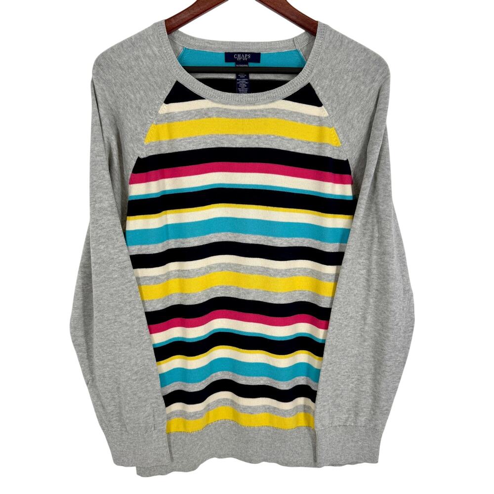 CHAPS by Ralph Lauren Womens Plus Size 3X Pull Over Sweater Blouse Shirt Top